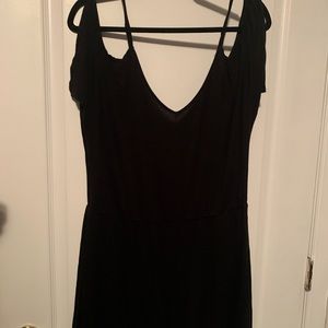 Cold shoulder romper